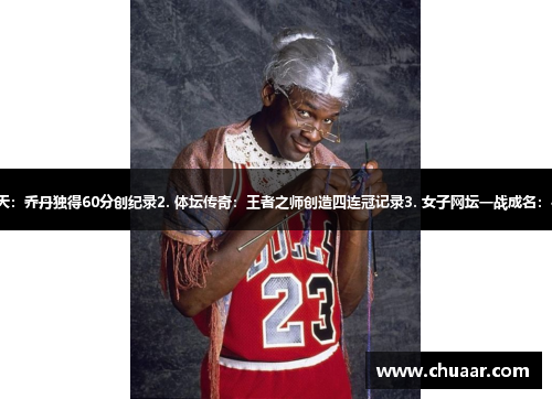 1. NBA历史上的今天：乔丹独得60分创纪录2. 体坛传奇：王者之师创造四连冠记录3. 女子网坛一战成名：小威夺得大满贯冠军